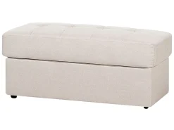 Sofa rozkładana dla 3 osób FALSTER Beżowy ze schowkiem
