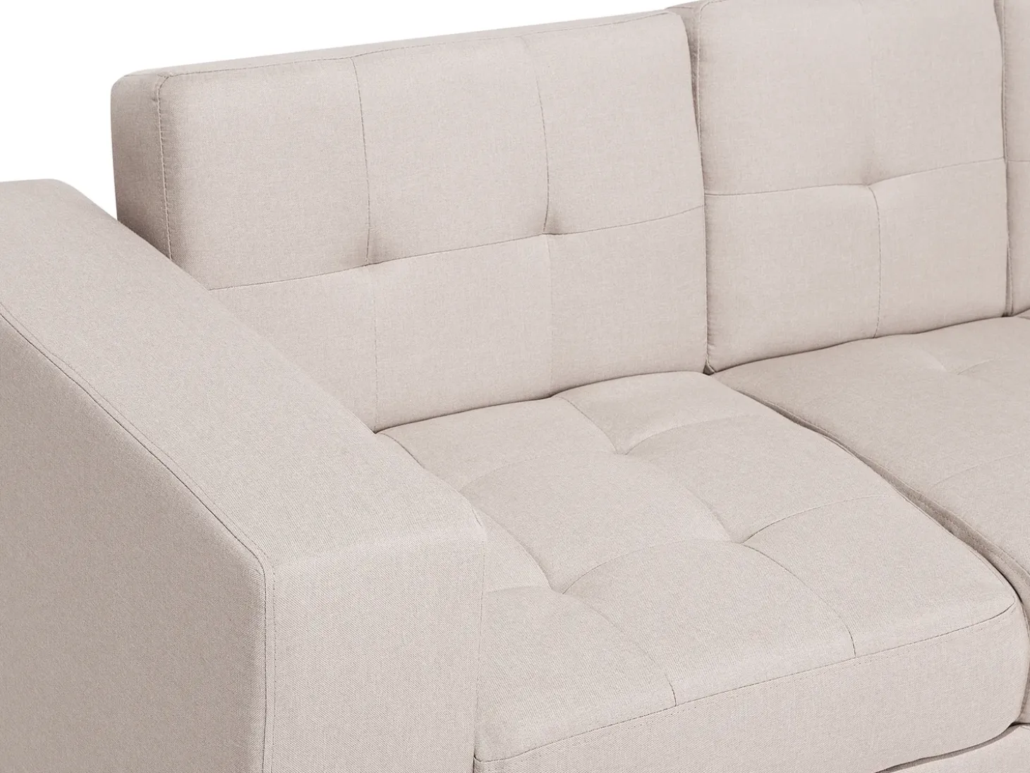 Sofa rozkładana dla 3 osób FALSTER Beżowy ze schowkiem