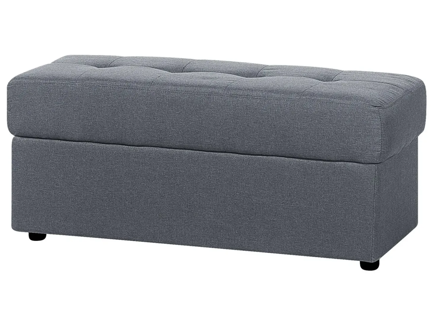 Sofa rozkładana dla 3 osób FALSTER Ciemnoszary ze schowkiem
