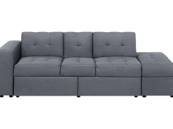 Sofa rozkładana dla 3 osób FALSTER Ciemnoszary ze schowkiem