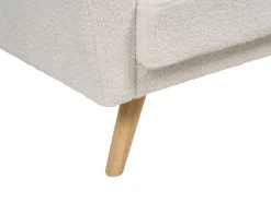 Best Sofa rozkładana dla 3 osób FLORLI Boucle Złamana biel Sofy Z Funkcją Spania|Wszystkie Sofy