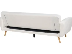Best Sofa rozkładana dla 3 osób FLORLI Boucle Złamana biel Sofy Z Funkcją Spania|Wszystkie Sofy