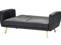 Sofa rozkładana dla 2 osób FLORLI Czarny