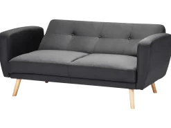Sofa rozkładana dla 2 osób FLORLI Czarny