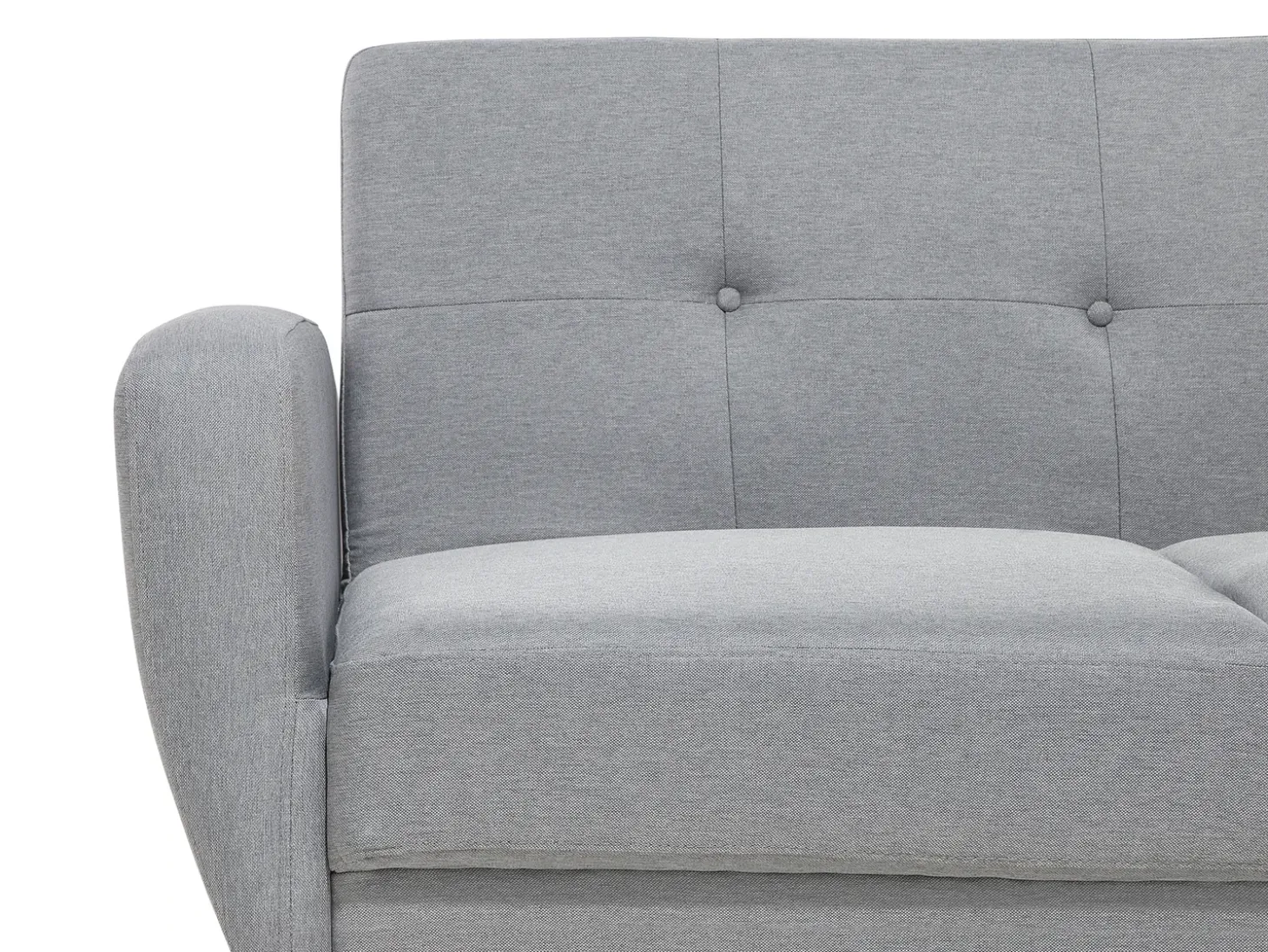 Sofa rozkładana dla 2 osób FLORLI Jasnoszary