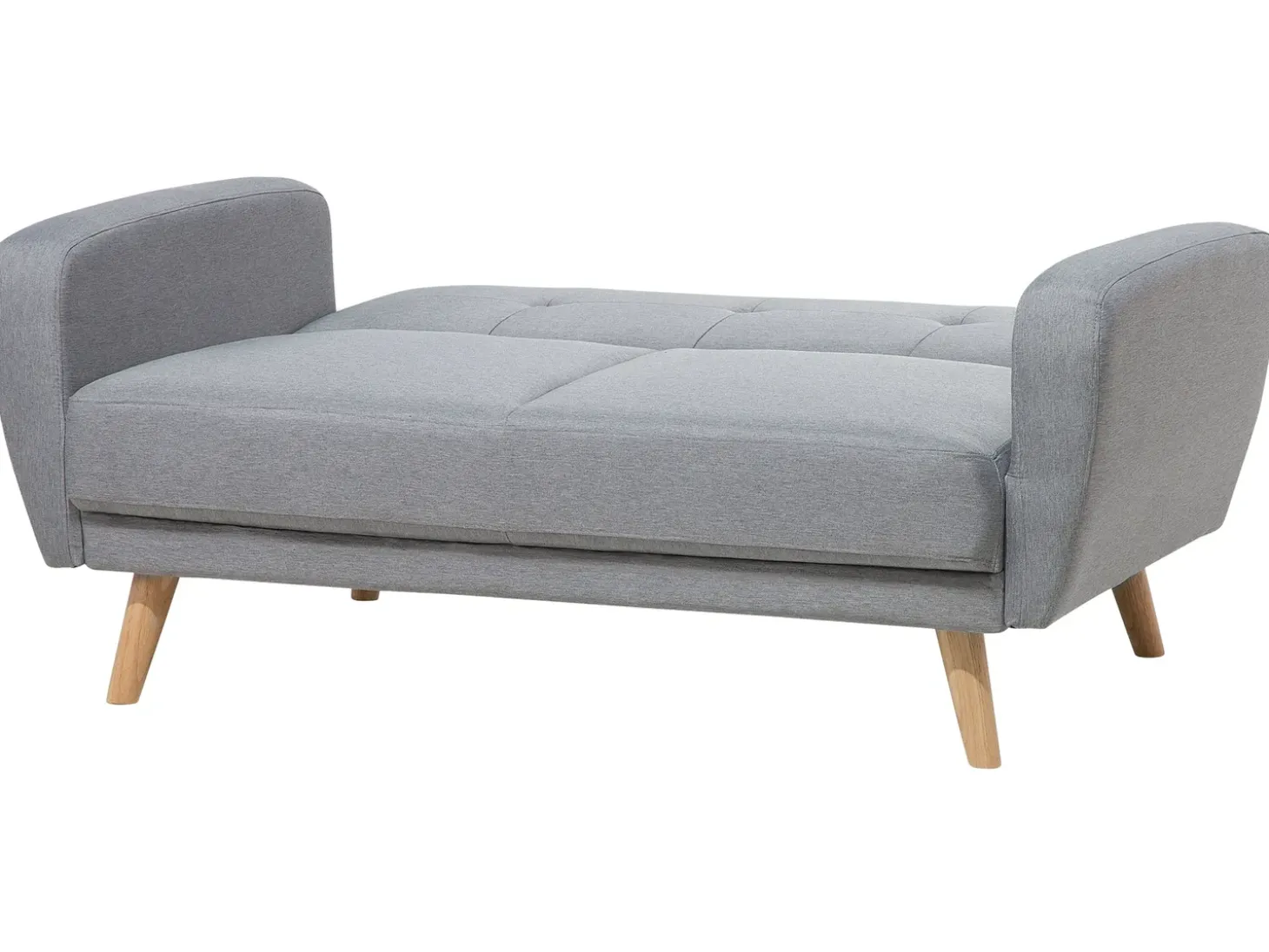 Sofa rozkładana dla 2 osób FLORLI Jasnoszary