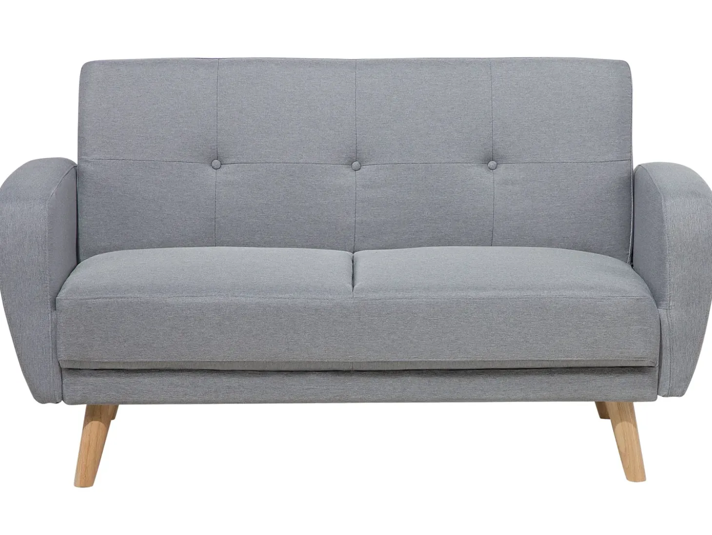 Sofa rozkładana dla 2 osób FLORLI Jasnoszary