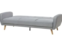 Sofa rozkładana dla 3 osób FLORLI Jasnoszary