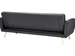 Sofa rozkładana dla 3 osób FLORLI Czarny