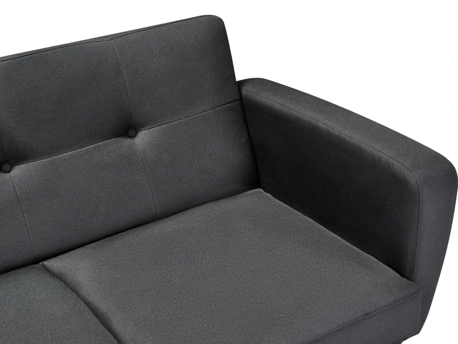 Sofa rozkładana dla 3 osób FLORLI Czarny