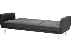 Sofa rozkładana dla 3 osób FLORLI Czarny