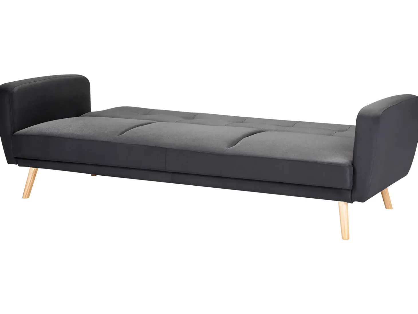 Sofa rozkładana dla 3 osób FLORLI Czarny
