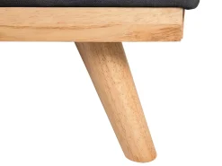 Sofa rozkładana dla 3 osób FROYA Czarny
