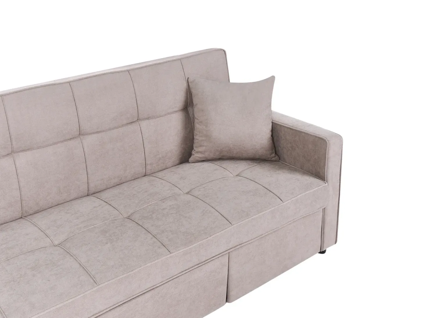Best Sofa rozkładana dla 3 osób GLOMMA Beżowoszary Sofy Z Funkcją Spania|Wszystkie Sofy