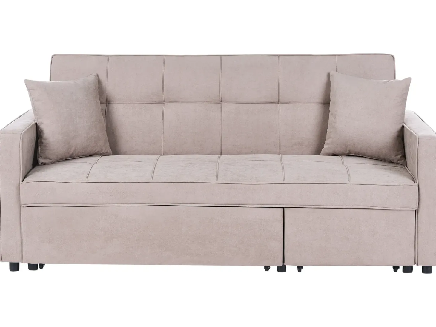 Best Sofa rozkładana dla 3 osób GLOMMA Beżowoszary Sofy Z Funkcją Spania|Wszystkie Sofy