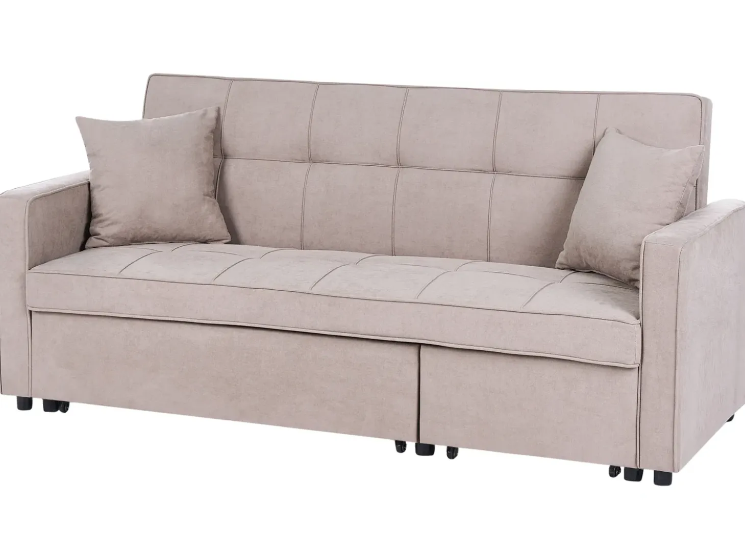 Best Sofa rozkładana dla 3 osób GLOMMA Beżowoszary Sofy Z Funkcją Spania|Wszystkie Sofy