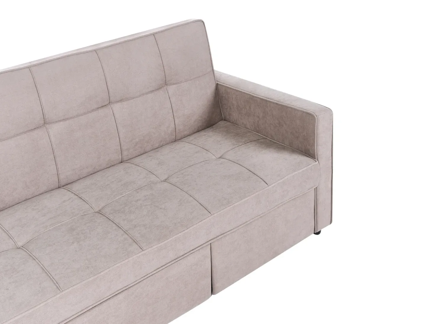 Best Sofa rozkładana dla 3 osób GLOMMA Beżowoszary Sofy Z Funkcją Spania|Wszystkie Sofy