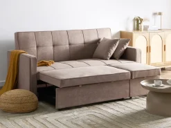 Best Sofa rozkładana dla 3 osób GLOMMA Beżowoszary Sofy Z Funkcją Spania|Wszystkie Sofy