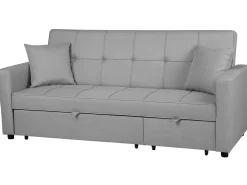 Sofa rozkładana dla 3 osób GLOMMA Jasnoszary