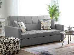 Sofa rozkładana dla 3 osób GLOMMA Jasnoszary