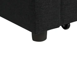 Sofa rozkładana dla 3 osób GLOMMA Czarny