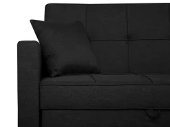 Sofa rozkładana dla 3 osób GLOMMA Czarny