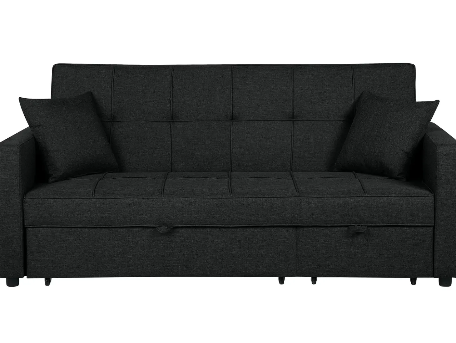 Sofa rozkładana dla 3 osób GLOMMA Czarny