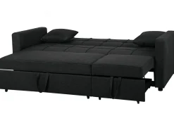 Sofa rozkładana dla 3 osób GLOMMA Czarny
