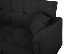 Sofa rozkładana dla 3 osób GLOMMA Czarny