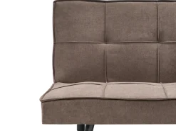 Outlet Sofa rozkładana dla 3 osób HASLE Brązowy Sofy Z Funkcją Spania|Wszystkie Sofy