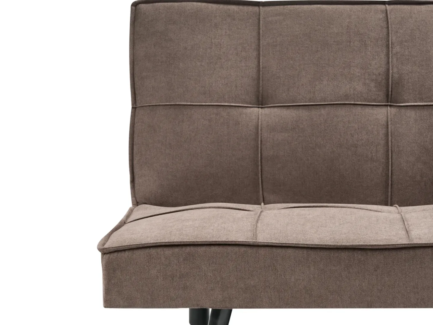 Outlet Sofa rozkładana dla 3 osób HASLE Brązowy Sofy Z Funkcją Spania|Wszystkie Sofy