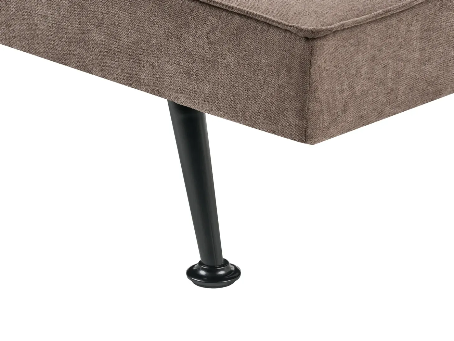 Outlet Sofa rozkładana dla 3 osób HASLE Brązowy Sofy Z Funkcją Spania|Wszystkie Sofy