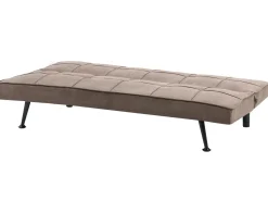 Outlet Sofa rozkładana dla 3 osób HASLE Brązowy Sofy Z Funkcją Spania|Wszystkie Sofy