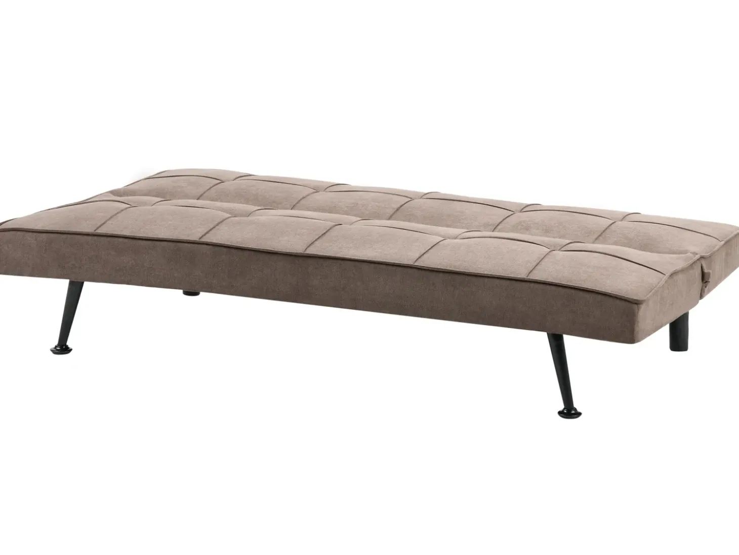 Outlet Sofa rozkładana dla 3 osób HASLE Brązowy Sofy Z Funkcją Spania|Wszystkie Sofy