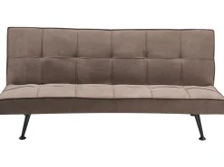 Outlet Sofa rozkładana dla 3 osób HASLE Brązowy Sofy Z Funkcją Spania|Wszystkie Sofy