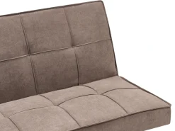 Outlet Sofa rozkładana dla 3 osób HASLE Brązowy Sofy Z Funkcją Spania|Wszystkie Sofy