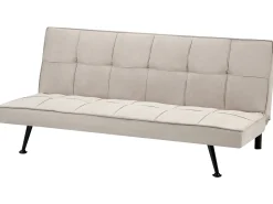 Sale Sofa rozkładana dla 3 osób HASLE Beżowy Sofy Z Funkcją Spania|Wszystkie Sofy