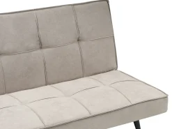 Sale Sofa rozkładana dla 3 osób HASLE Beżowy Sofy Z Funkcją Spania|Wszystkie Sofy