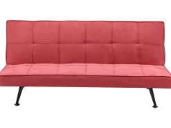 Hot Sofa rozkładana dla 3 osób HASLE Czerwony Sofy Z Funkcją Spania|Wszystkie Sofy