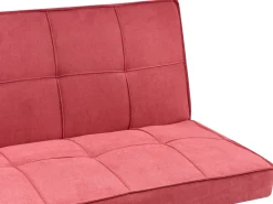 Hot Sofa rozkładana dla 3 osób HASLE Czerwony Sofy Z Funkcją Spania|Wszystkie Sofy