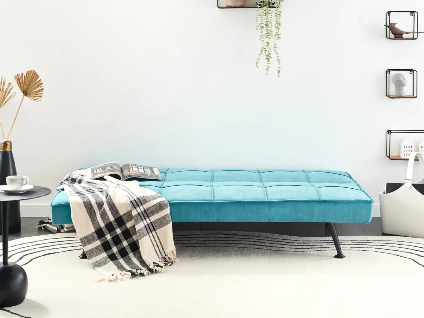 Outlet Sofa rozkładana dla 3 osób HASLE Morski Sofy Z Funkcją Spania|Wszystkie Sofy