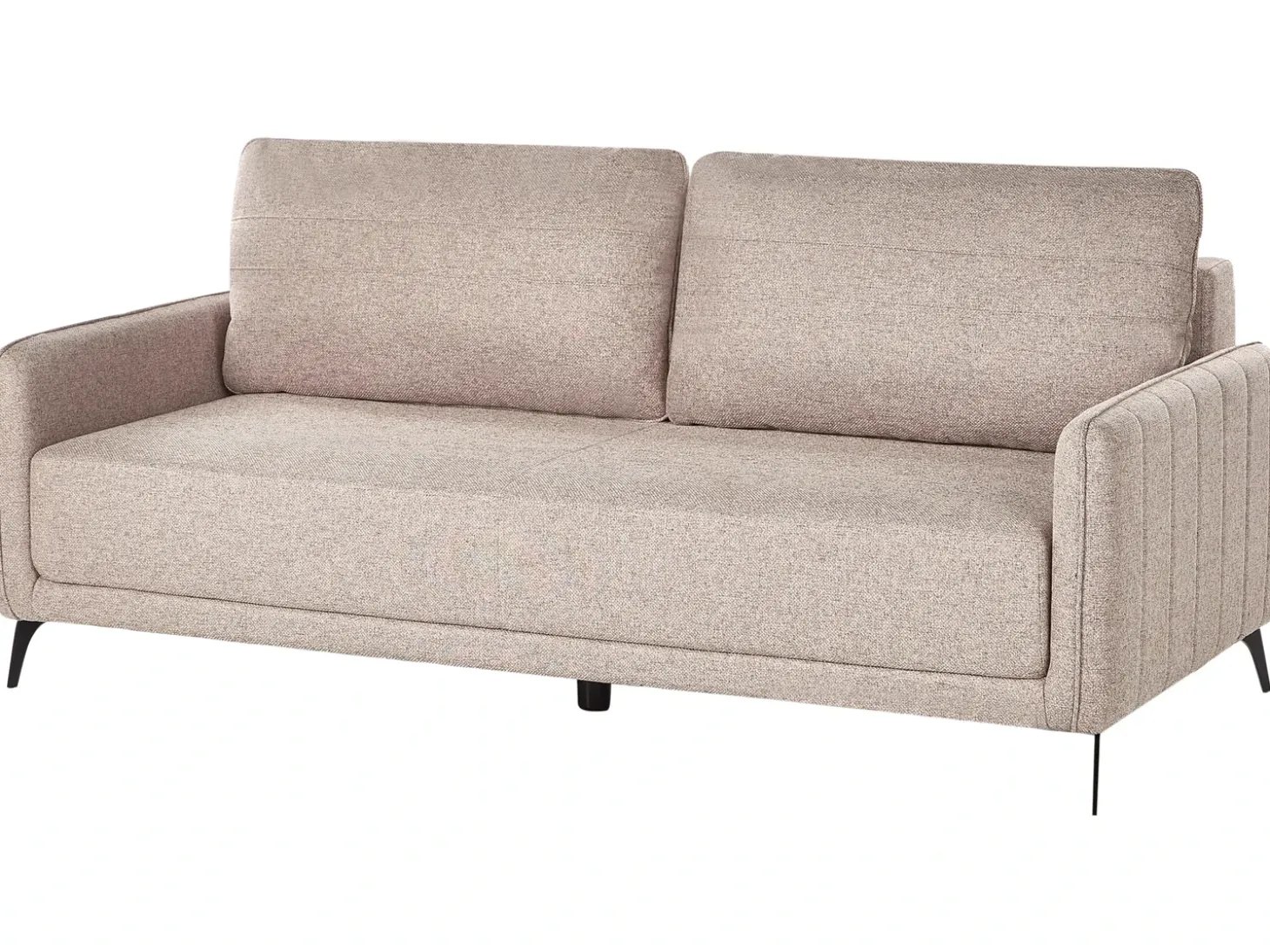Discount Sofa rozkładana dla 3 osób HEMING Jasnobrązowy Sofy Z Funkcją Spania|Wszystkie Sofy