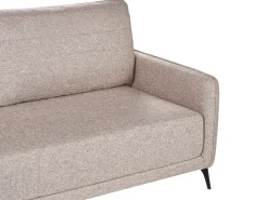 Discount Sofa rozkładana dla 3 osób HEMING Jasnobrązowy Sofy Z Funkcją Spania|Wszystkie Sofy