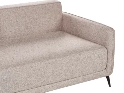 Discount Sofa rozkładana dla 3 osób HEMING Jasnobrązowy Sofy Z Funkcją Spania|Wszystkie Sofy