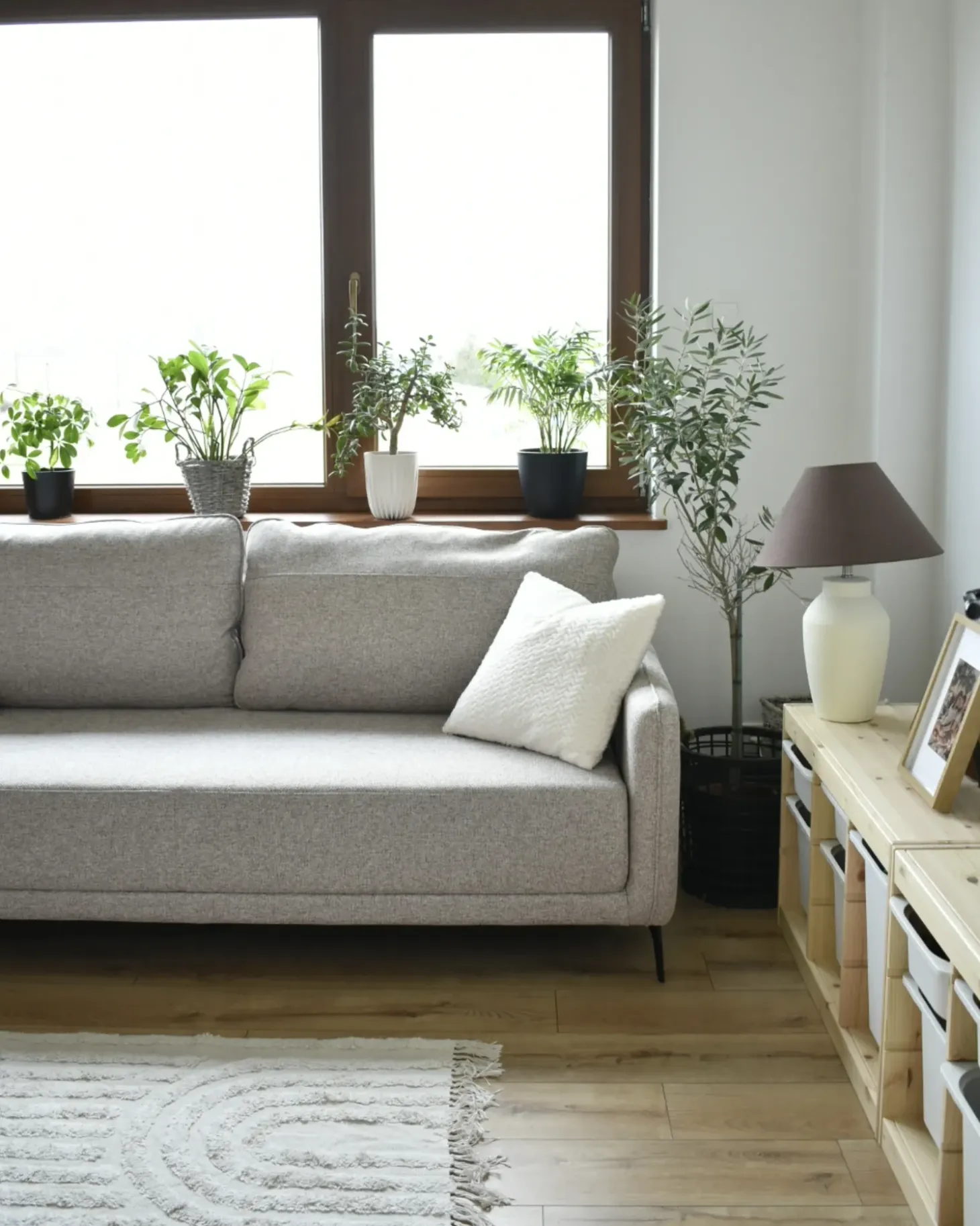 Discount Sofa rozkładana dla 3 osób HEMING Jasnobrązowy Sofy Z Funkcją Spania|Wszystkie Sofy