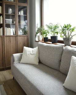 Discount Sofa rozkładana dla 3 osób HEMING Jasnobrązowy Sofy Z Funkcją Spania|Wszystkie Sofy
