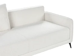 Hot Sofa rozkładana dla 3 osób HEMING Boucle Złamana biel Sofy Z Funkcją Spania|Wszystkie Sofy