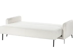 Hot Sofa rozkładana dla 3 osób HEMING Boucle Złamana biel Sofy Z Funkcją Spania|Wszystkie Sofy