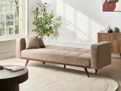 Sale Sofa rozkładana dla 3 osób HJULBY Jasno Sofy Z Funkcją Spania|Wszystkie Sofy