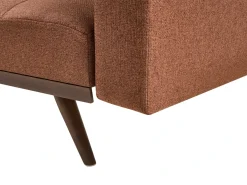 Outlet Sofa rozkładana dla 3 osób HJULBY Złoty brąz Sofy Z Funkcją Spania|Wszystkie Sofy